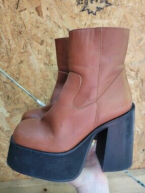 Madden Siene Platform Boot Leather Spain Nordstrom Sold Out Y2K Bratz Style 37/7